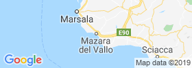 Mazara Del Vallo map